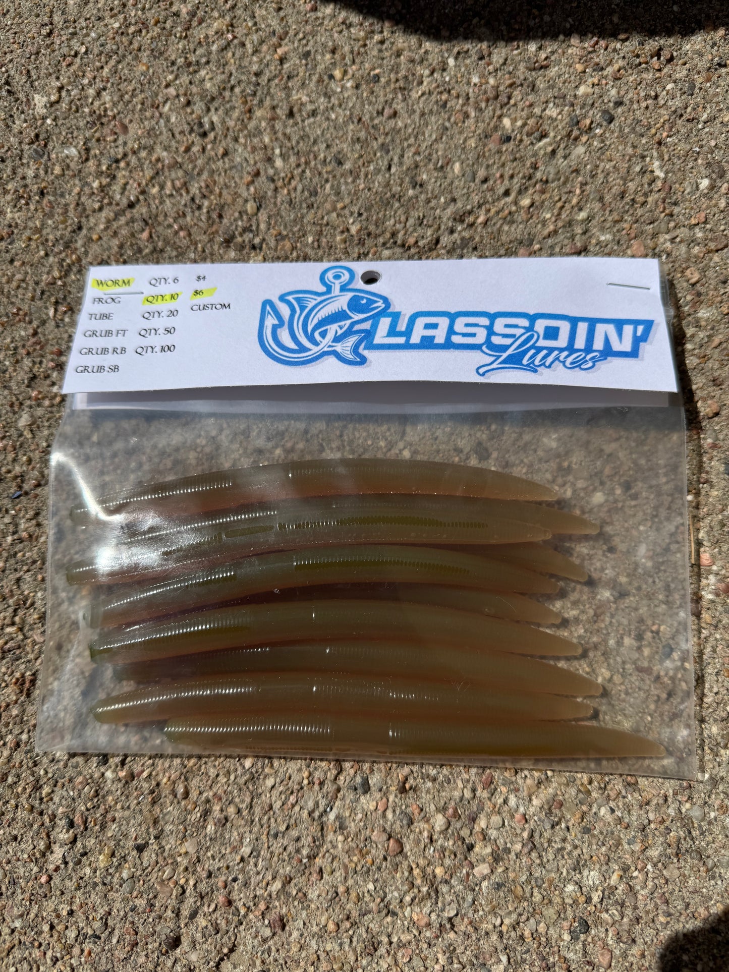 5" Stick Worm | Motor Oil