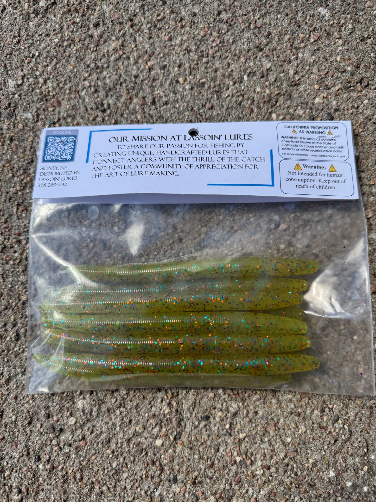5" Stick Worm | Sunshine Yellow