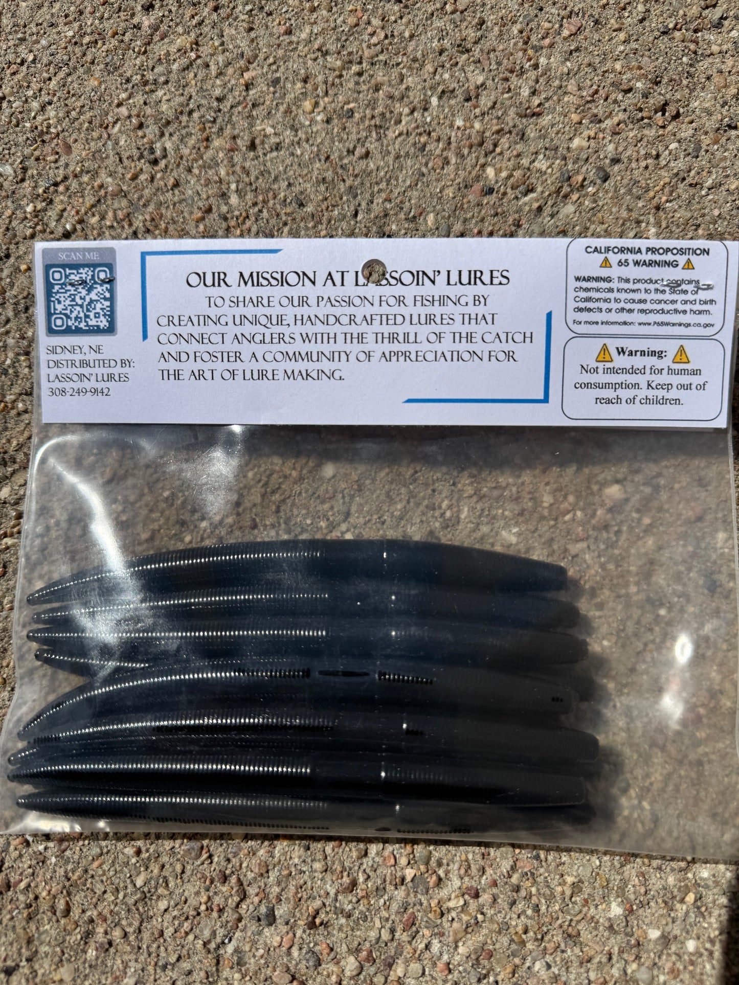 5" Stick Worm | Black