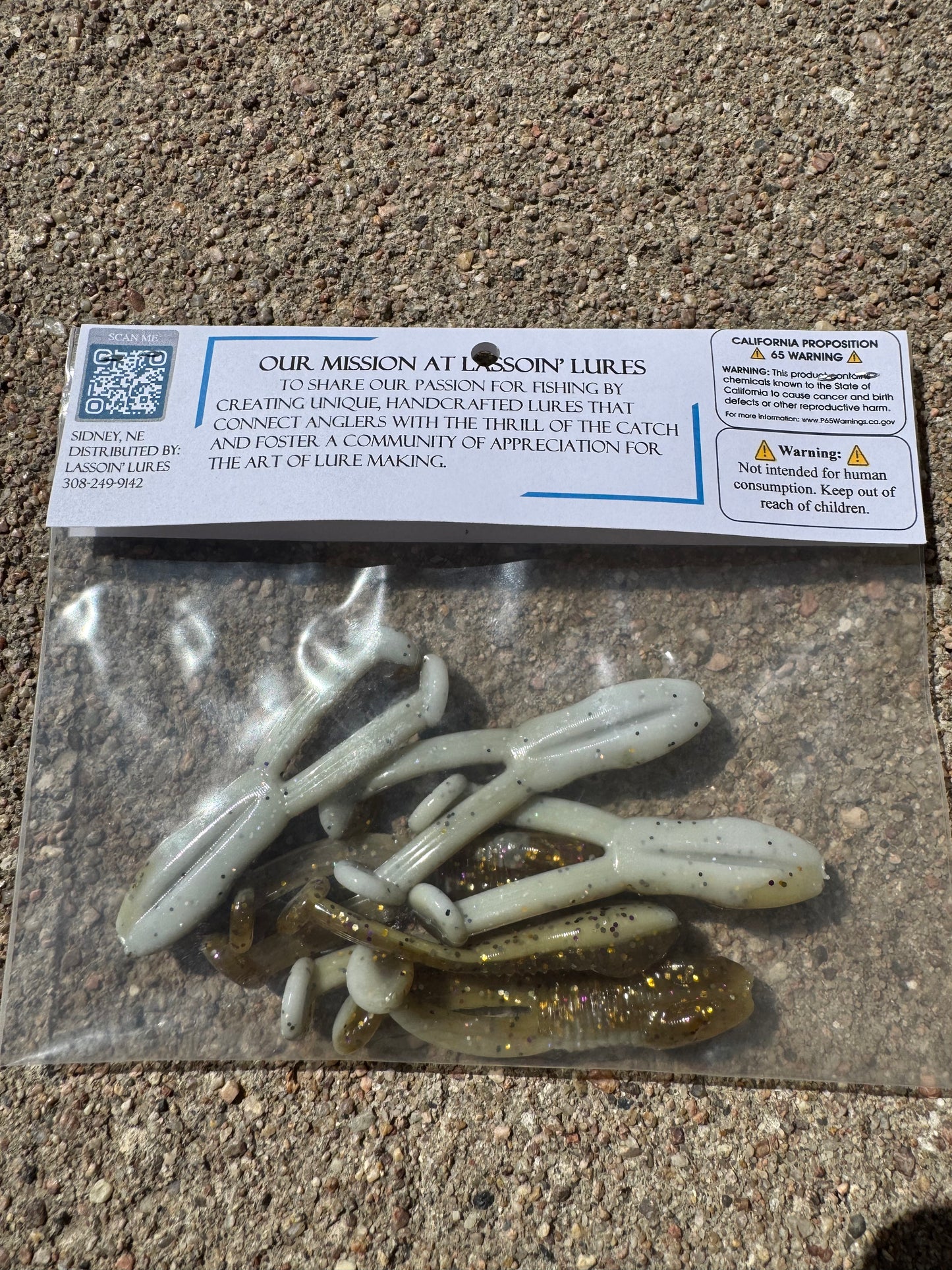3" Frog | Tan Head + White Belly