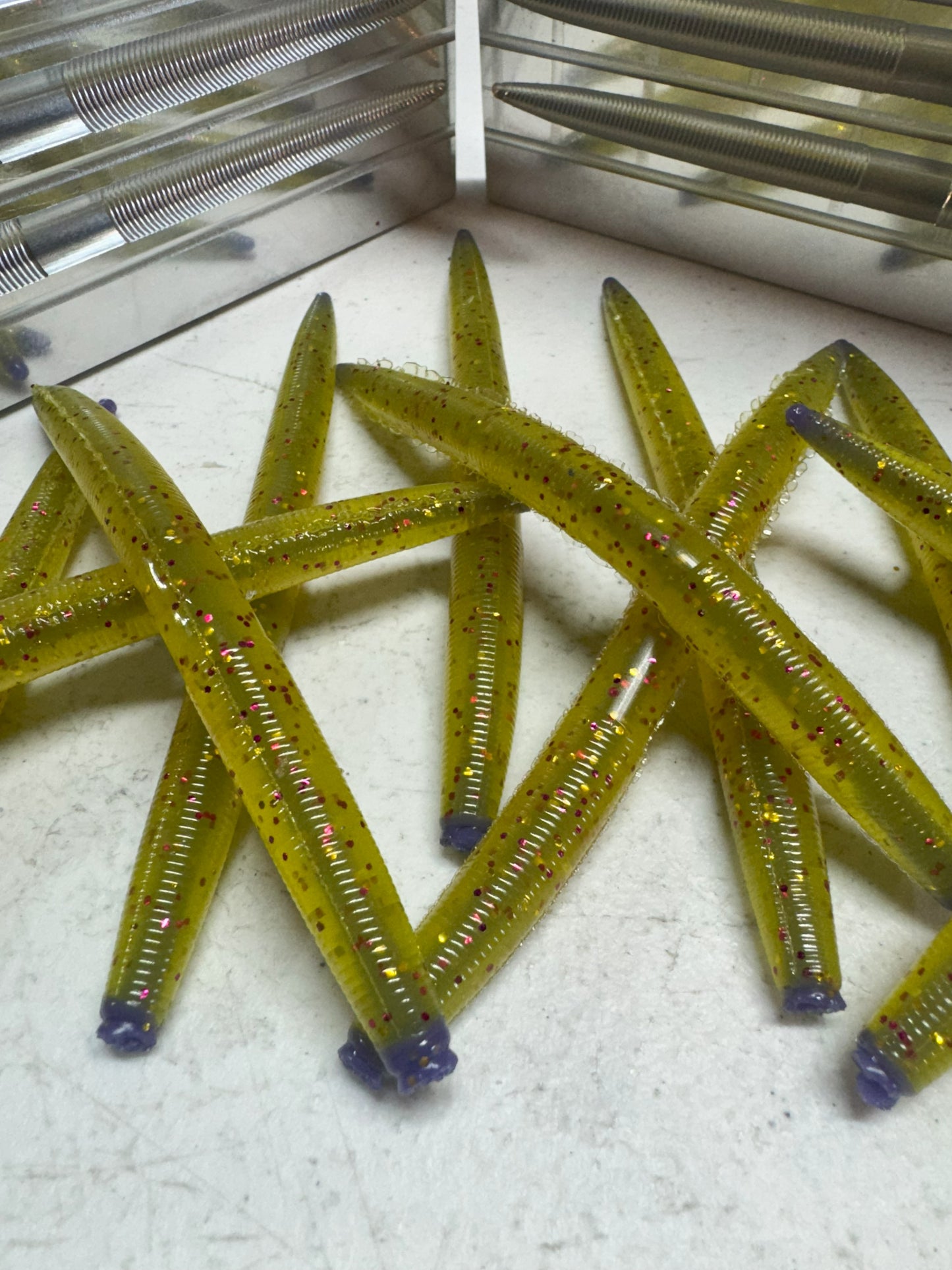 5" Stick Worm | Blueberry Lemonade Core Shot