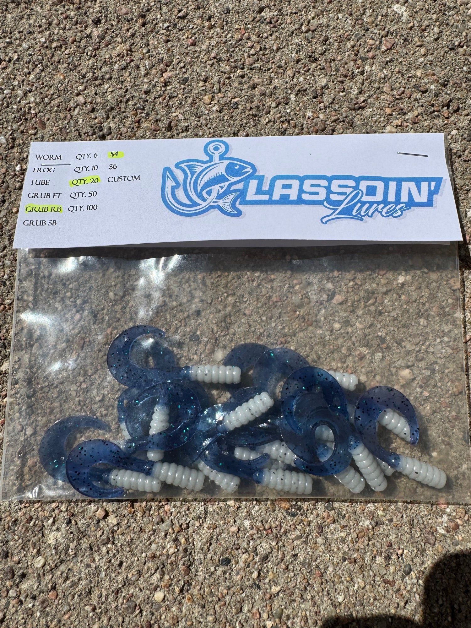 2" Ribbed Body Grub