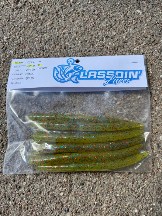 5" Stick Worm | Sunshine Yellow