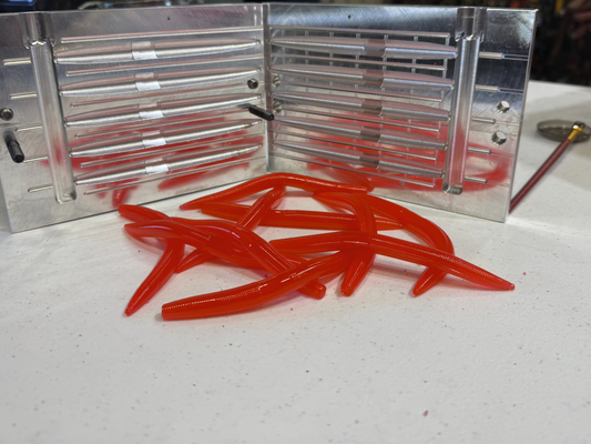 5" Stick Worm | Red